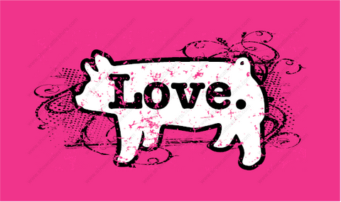 Swirly Love-Pig