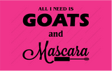 Goats and Mascara