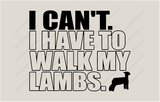 Walk My Lambs
