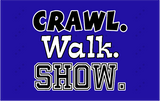 Infant Raglan Sleeve One-Piece CRAWL, WALK, SHOW