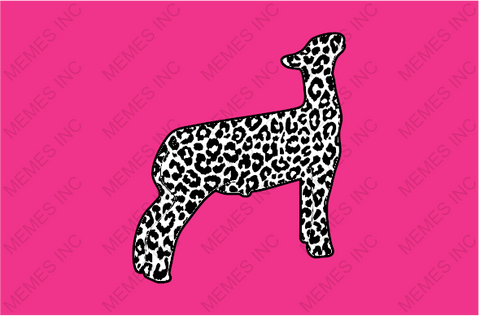 Lamb Cheetah Print