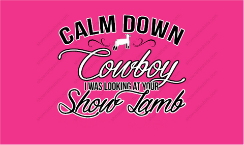 Calm Down Cowboy-Lamb