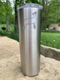 SKINNY TUMBLER 20 OZ SHOW LIFE WITH YOUR CHOICE OF ANIMAL
